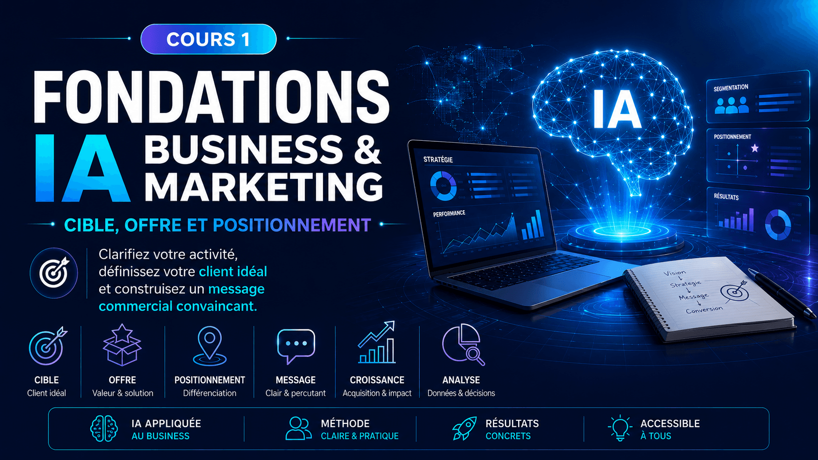 Créer une offre marketing claire avec l’IA