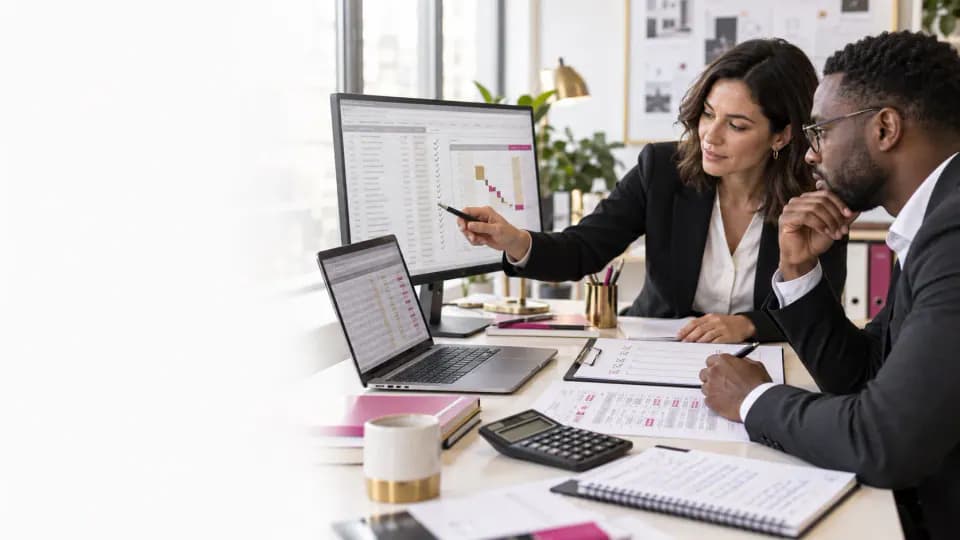 Formation – Formation Excel pour la comptabilité et le contrôle de gestion : fiabiliser chaque chiffre – Présentation Contrôleuse de gestion analysant dans Excel des données comptables, des budgets et des indicateurs.
