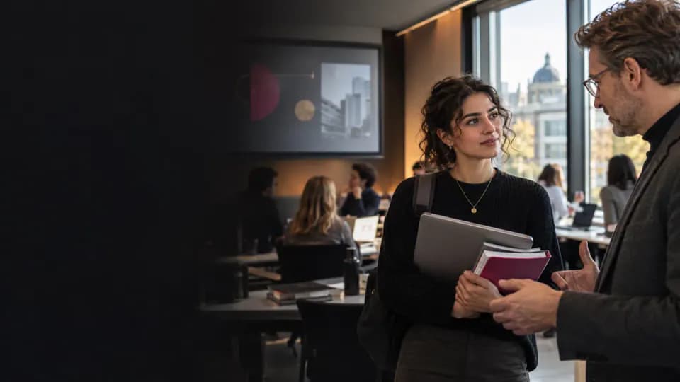 Formation – Formation allemand pour étudier en Allemagne : candidater, suivre les cours et prendre sa place à l’université – Présentation Étudiante préparant en allemand son cursus et ses échanges universitaires en Allemagne.