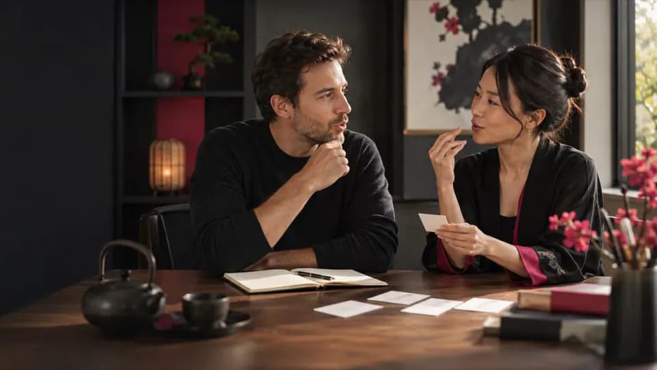Formation – Cours de chinois mandarin : comprendre, prononcer et interagir avec méthode – Présentation Formatrice sinophone et adulte pratiquant les tons et les échanges utiles en mandarin.