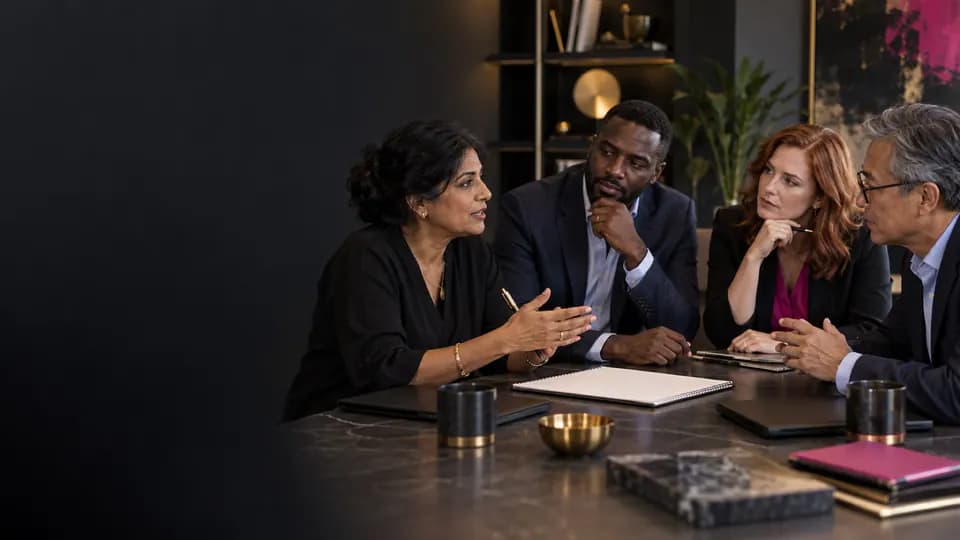 Formation – Espagnol des affaires et communication interculturelle : coopérer sans recettes culturelles – Présentation Professionnels préparant une réunion internationale et interculturelle en espagnol.
