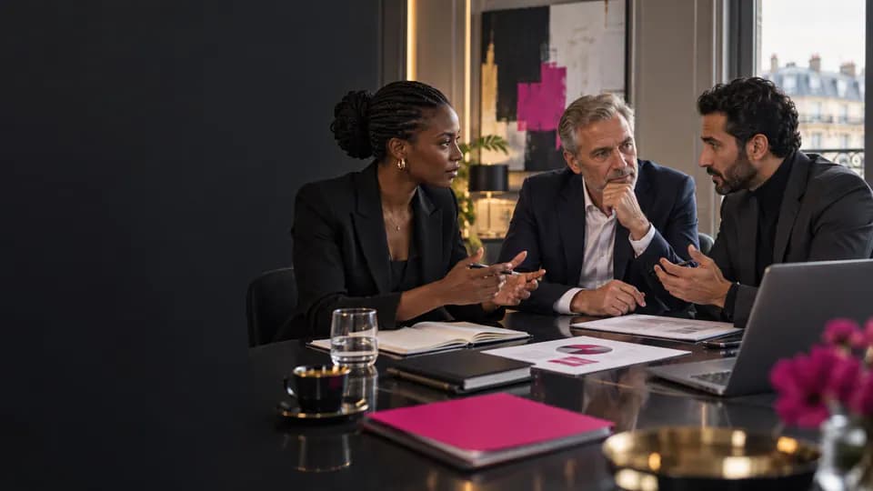 Formation – Italien commercial : conduire la vente et rendre l’accord explicite – Présentation Professionnels simulant une découverte client et une négociation en italien.