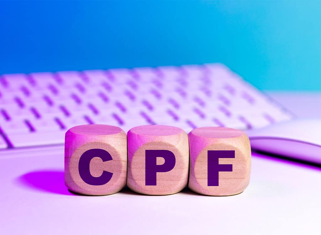 représentation du CPF avec des lettres